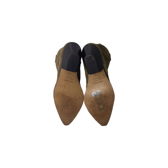 Isabel Marant Dewina Cowboy Boots in Olive Suede - Picture 5 of 7